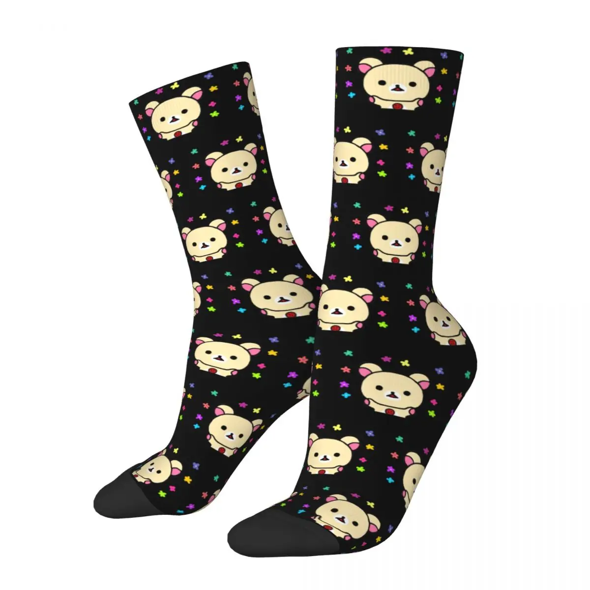 Модные носки для скейтборда Korilakkuma с цветами, носки из полиэстера Rilakkuma для женщин и мужчин, поглощающие пот
Модные носки для скейтборда Korilakkuma с цветами, носки из полиэстера Rilakkuma для женщин и мужчин, поглощающие пот