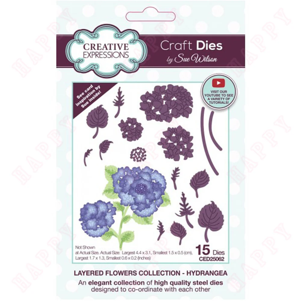 Layered Flowers Collection Hydrangea Craft New Metal Cutting Dies Scrapbook Embossed Make Paper Card Album Diy Craft Decoration
Layered Flowers Collection Hydrangea Craft New Metal Cutting Dies Scrapbook Embossed Make Paper Card Album Diy Craft Decoration