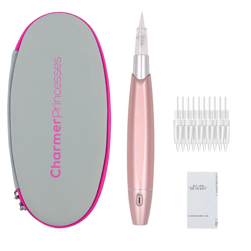 Dermografo Tattoo Machine Pen Charme Princess Semi Permanent Makeup Tattoo Pen Machine with 10pc Needle for Eyebrow Lip Eyeliner
Dermografo Tattoo Machine Pen Charme Princess Semi Permanent Makeup Tattoo Pen Machine with 10pc Needle for Eyebrow Lip Eyeliner