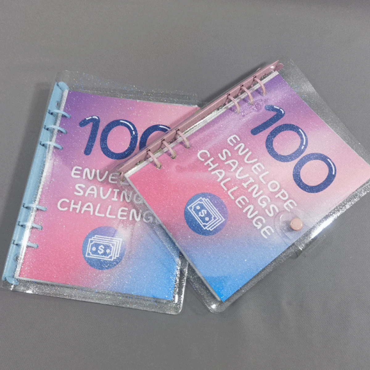 

100 Envelope Challenge Laser Binder Couple Challenge Event Save Together Challenge Notepad Savings Folder