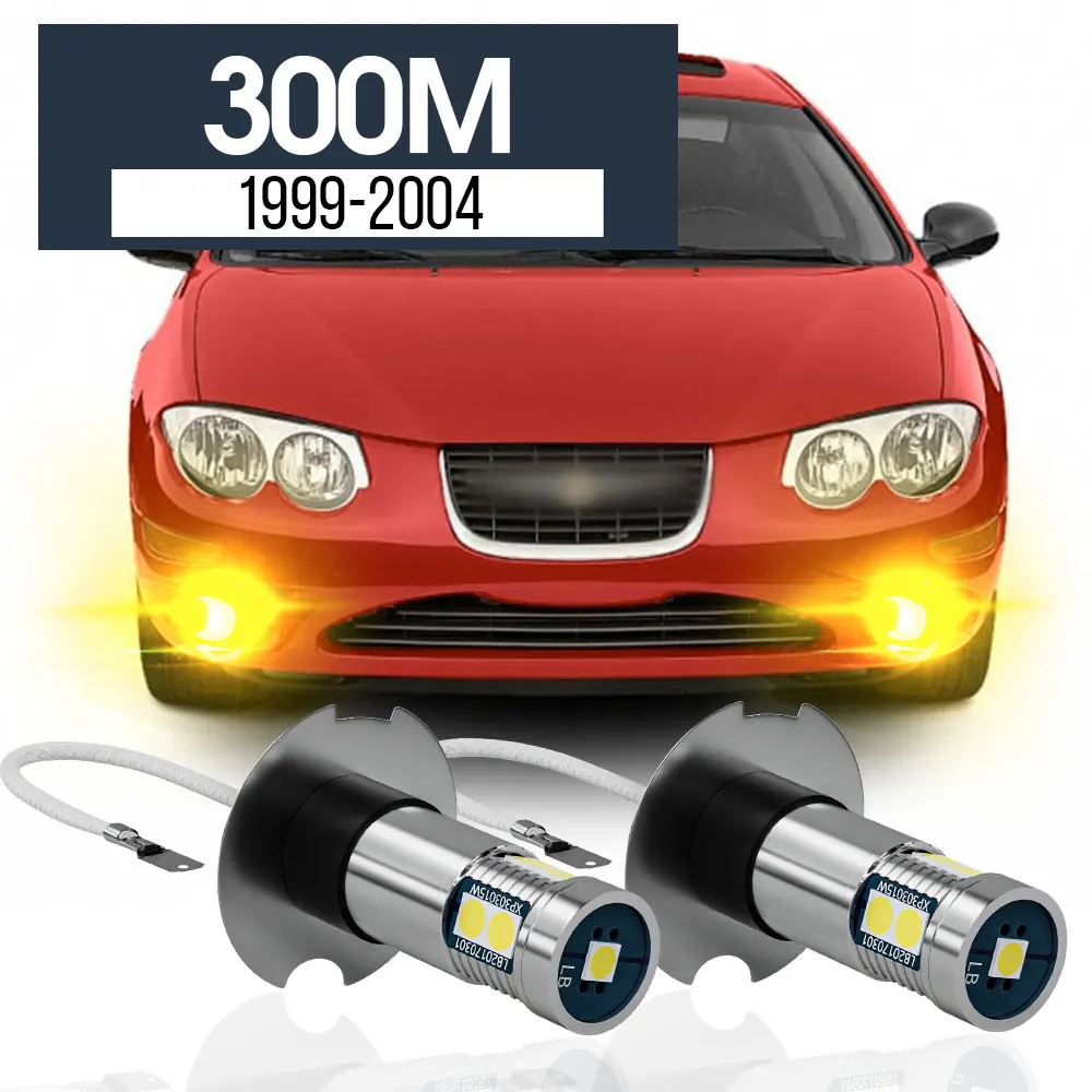 

2pcs LED Fog Light Lamp Blub Canbus Accessories For Chrysler 300M 1999-2004 2000 2001 2002 2003