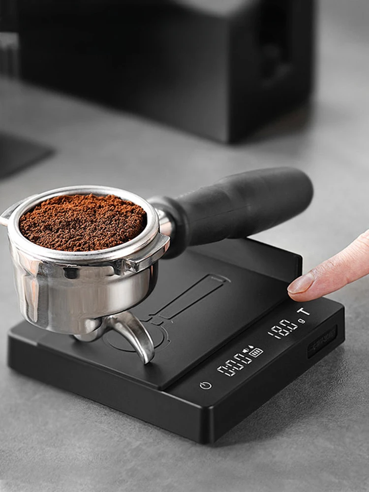 

Bomber Coffee Special Electronic Scale Mini Small Rubik's Cube Italian Pour-over Coffee Scale Charging Weighing Timing