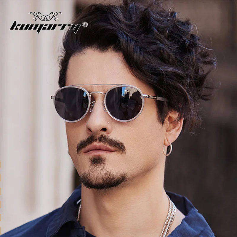 

KUMARRY Round Polarized Vintage Sunglasses Men/Women's Sun Glasses Brand Designer Sunglass Outdoors Goggles Vacation gafas UV400