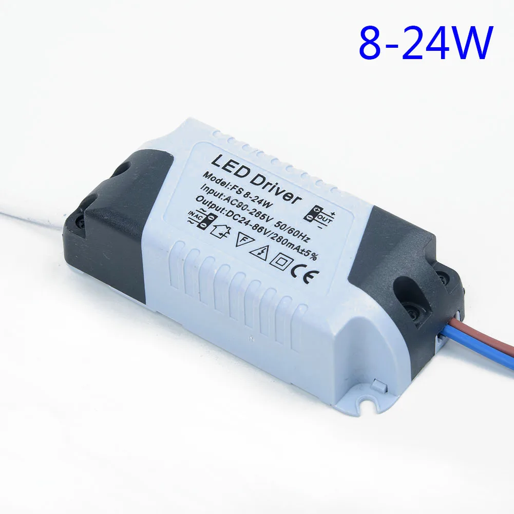 LED Ceilling Light Lamp Driver 280mA 8-24W AC 110V 220V To DC 24V Lighting Transformer Power Supply Adapter
LED Ceilling Light Lamp Driver 280mA 8-24W AC 110V 220V To DC 24V Lighting Transformer Power Supply Adapter