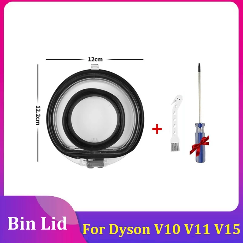 Bin Lid Cover For Dyson V10 V11 V15 Vacuum Cleaner Bin Cap Base With Sealing Ring Replacement Bottom Cover
Bin Lid Cover For Dyson V10 V11 V15 Vacuum Cleaner Bin Cap Base With Sealing Ring Replacement Bottom Cover
