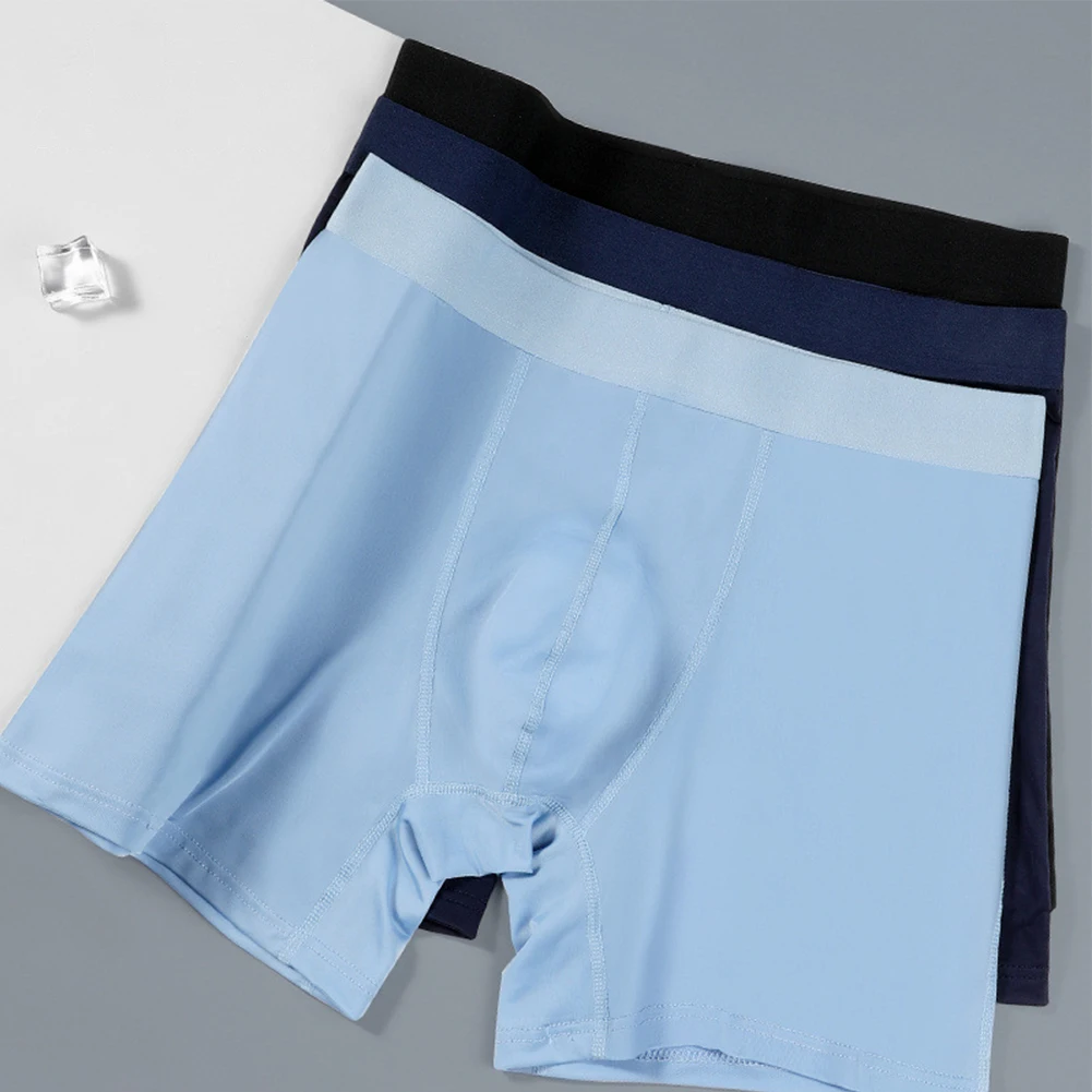 1pc Breathable Men Boxer Shorts Seamless Solid Color Ice Silk Underwear Boxer Briefs Shorts Bulge Pouch Sports Underpants
1pc Breathable Men Boxer Shorts Seamless Solid Color Ice Silk Underwear Boxer Briefs Shorts Bulge Pouch Sports Underpants