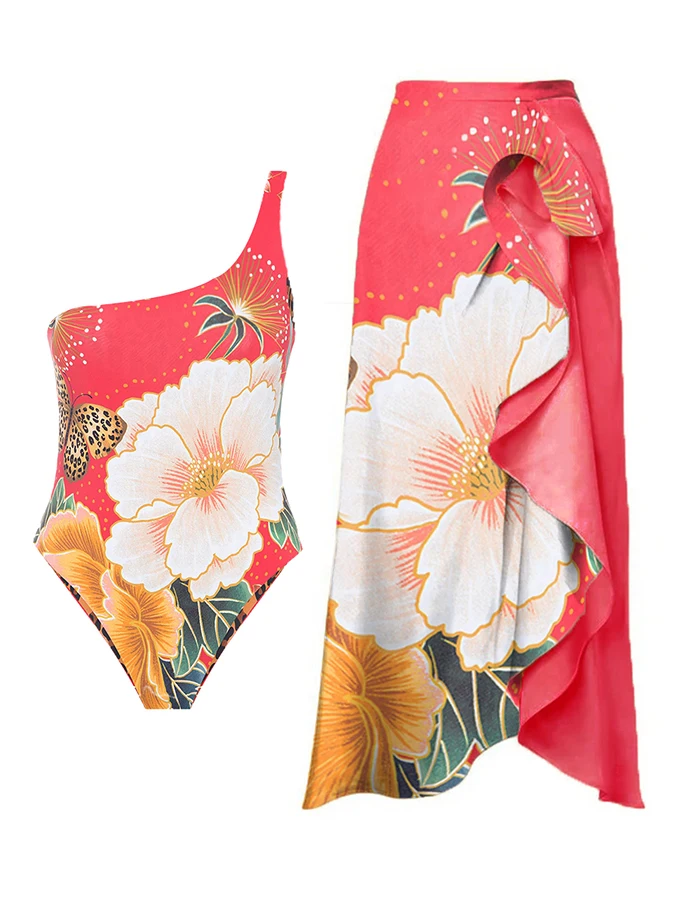 Floral Print Swimsuit One Piece Women Fashion Bikini Holiday Beachwear Cover Up Designer Bathing Suit 2023 Summer Surf Wear
Floral Print Swimsuit One Piece Women Fashion Bikini Holiday Beachwear Cover Up Designer Bathing Suit 2023 Summer Surf Wear