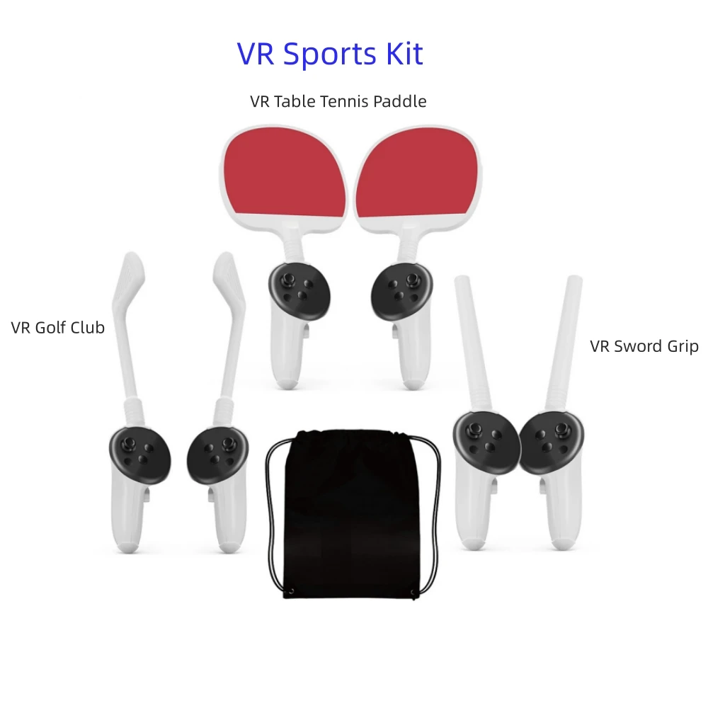 Комплект спортивных очков виртуальной реальности с двойной рукояткой, набор удлинителей для игры в гольф-клуб, захват мечом для игр мета-квест 3, VR, аксессуары для очков виртуальной реальности
Комплект спортивных очков виртуальной реальности с двойной рукояткой, набор удлинителей для игры в гольф-клуб, захват мечом для игр мета-квест 3, VR, аксессуары для очков виртуальной реальности
