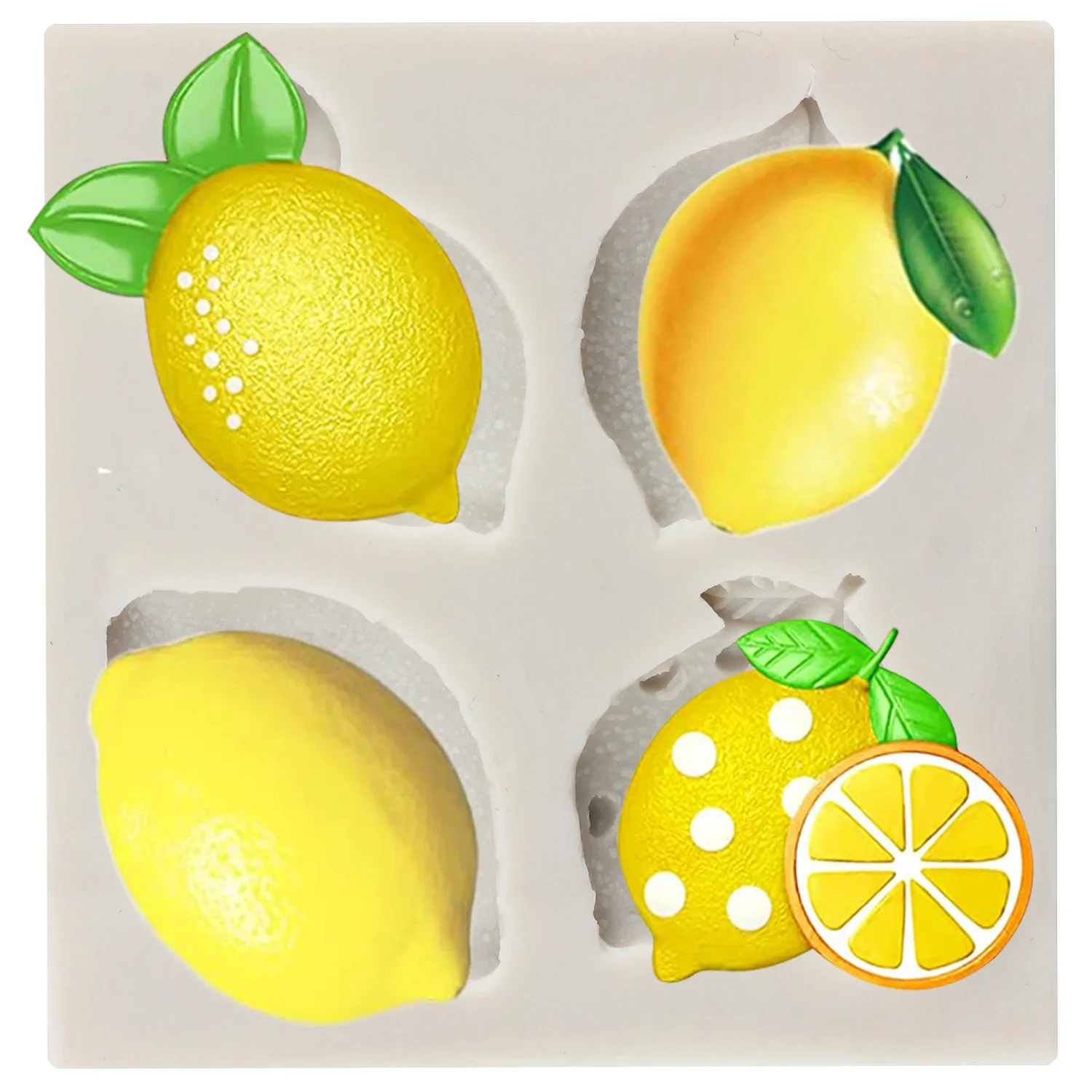 

Lemon Orange Silicone Mold DIY Sugarcraft Mould Resin Tools Chocolate Cupcake Baking Fondant Cake Decorating Tools