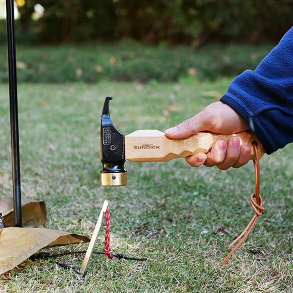 Camping Hammer Stainless Steel Copper Outdoor Tent Peg Stake Mallet with Stake Puller Grond Nail Mountaineering Hiking
Camping Hammer Stainless Steel Copper Outdoor Tent Peg Stake Mallet with Stake Puller Grond Nail Mountaineering Hiking