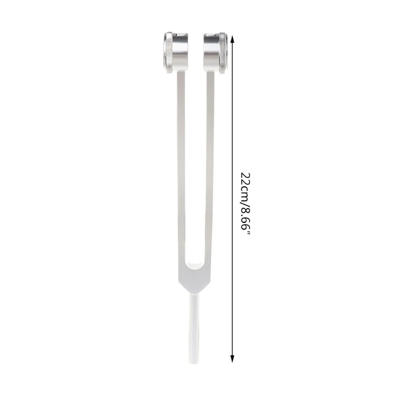 

Portable 128 Hz Tuning Fork Weight Aluminum Clinical Grade Nerve/Sensory with Hammer Repair Tool with Wrench Durable-