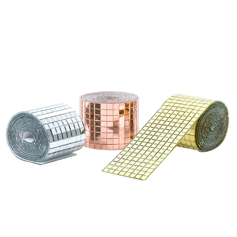 1Roll Self-Adhesive Glass Mini Square Mirrors Mosaic Tiles Wall Stickers for Bathroom DIY Handmade Crafts Home Decoration Making
1Roll Self-Adhesive Glass Mini Square Mirrors Mosaic Tiles Wall Stickers for Bathroom DIY Handmade Crafts Home Decoration Making
