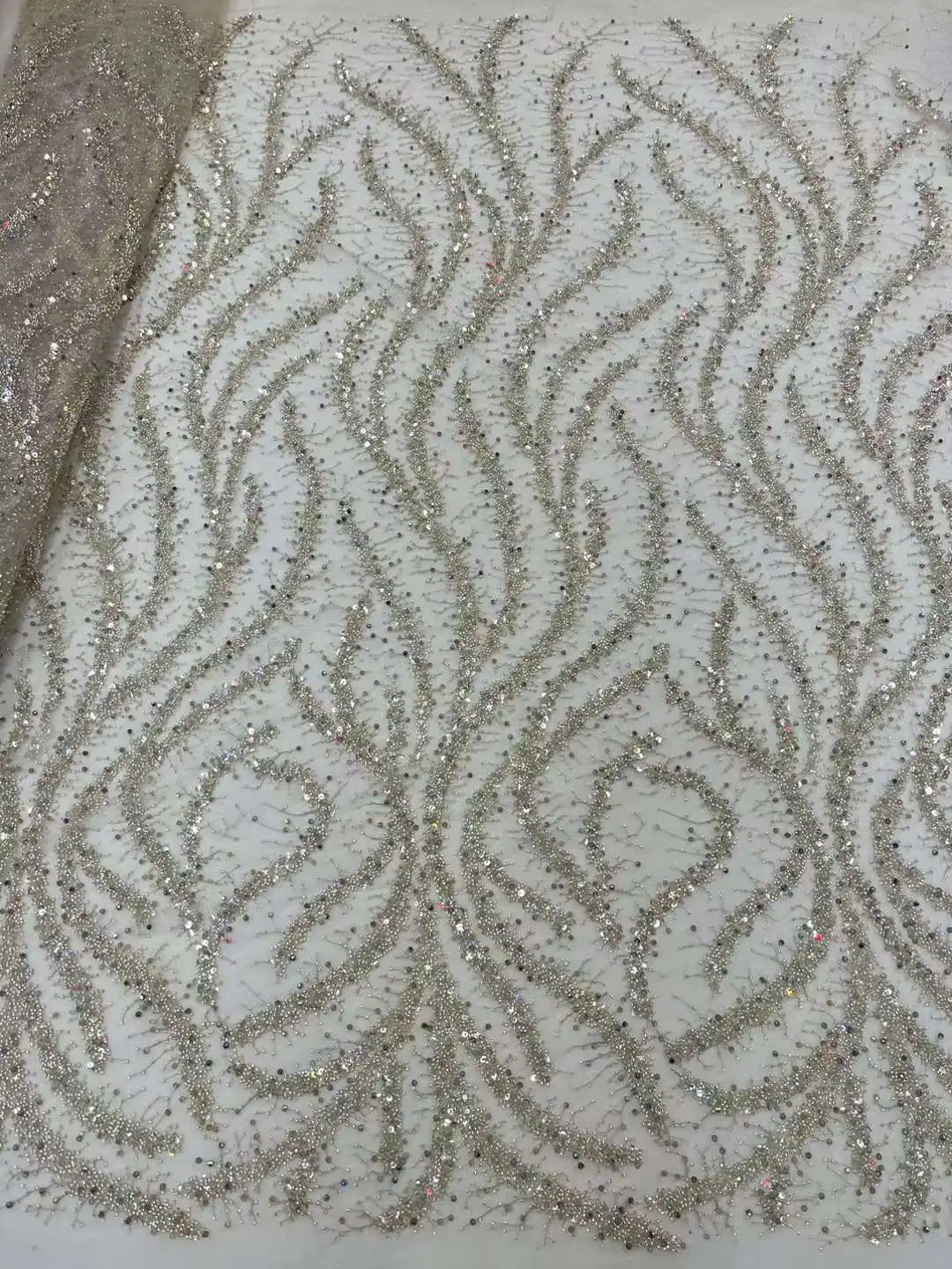 Luxury Green African Beaded Lace Fabric Bridal Tulle Mesh Lace with Sequin Dubai Beading Fabric for Party Wedding Sewing
Luxury Green African Beaded Lace Fabric Bridal Tulle Mesh Lace with Sequin Dubai Beading Fabric for Party Wedding Sewing