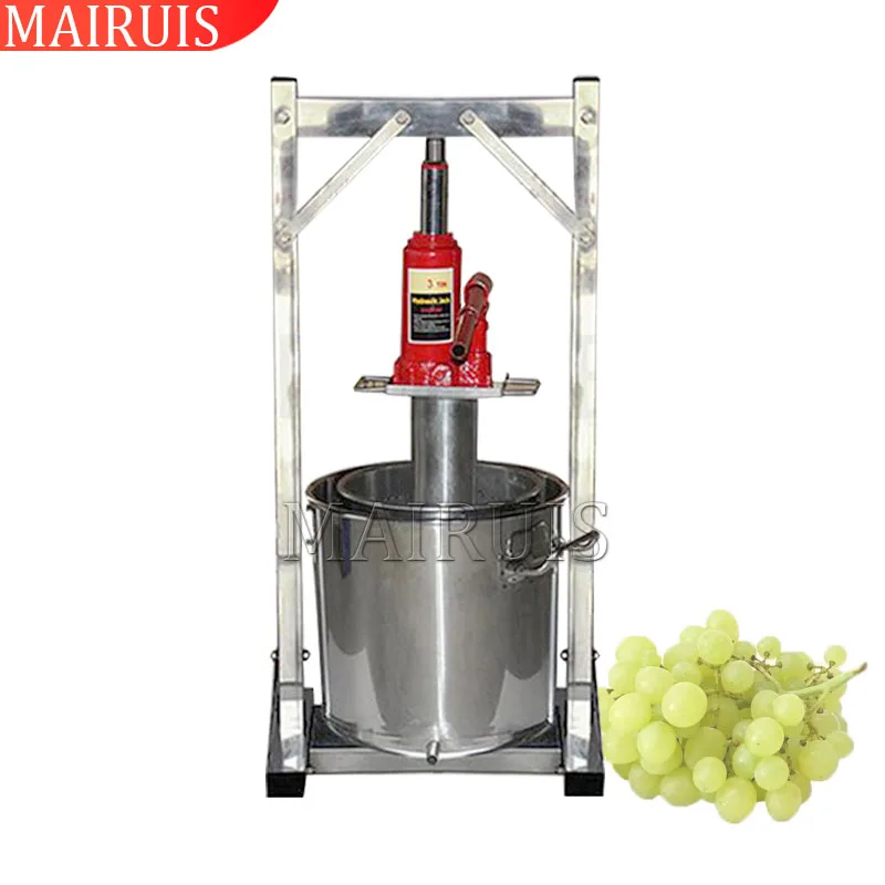 

Stainless Steel Juicers Manual Hydraulic Fruit Squeezer Small Honey Grape Blueberry Mulberry Presser Juicer