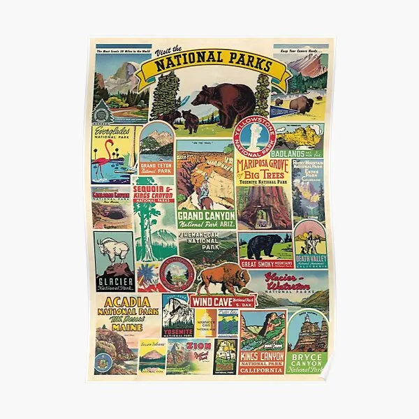 National Parks Popular Visit Poster Art Print Decor Room Wall Modern Funny Decoration Painting Picture Mural Home No Frame
National Parks Popular Visit Poster Art Print Decor Room Wall Modern Funny Decoration Painting Picture Mural Home No Frame
