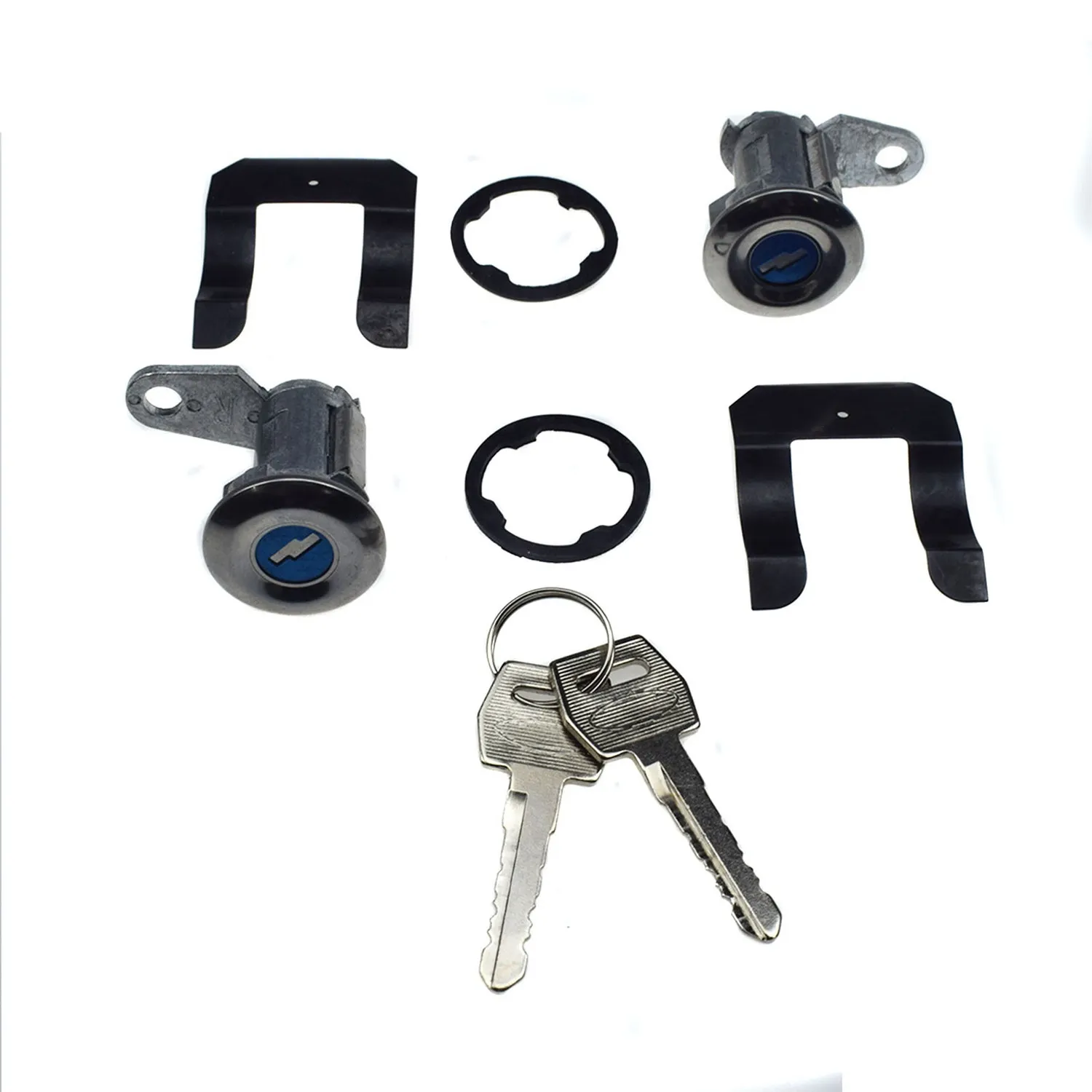 

NEW Lockcraft Door Lock Cylinder Set w/Keys 5070001 for Ford E-150 250 350 Econoline Mercury Mustang Custom F100 F150 F250 F350