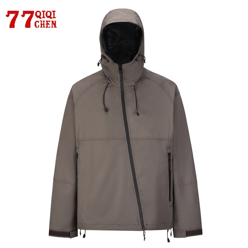 Осенняя тактическая Мужская Водонепроницаемая дышащая ветровка на молнии сбоку функциональная ветровка с большими карманами мужское Походное пальто
Осенняя тактическая Мужская Водонепроницаемая дышащая ветровка на молнии сбоку функциональная ветровка с большими карманами мужское Походное пальто