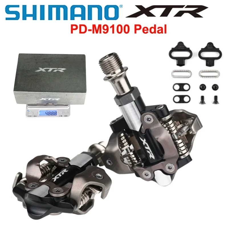 SHIMANO XTR PD-M9100 MTB Bike Pedal Mountain Bicycle Pedals Self-locking Lock Pedal Deore XTR M9100 Pedals with SM-SH51 SM-SH56
SHIMANO XTR PD-M9100 MTB Bike Pedal Mountain Bicycle Pedals Self-locking Lock Pedal Deore XTR M9100 Pedals with SM-SH51 SM-SH56