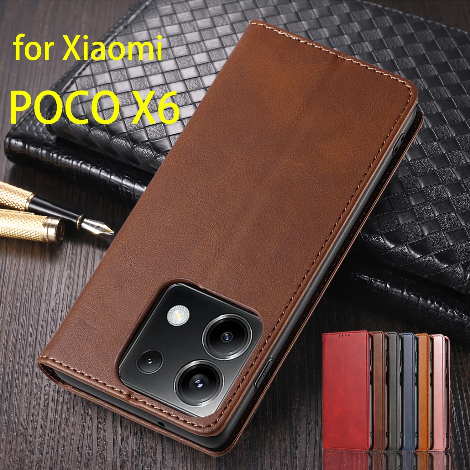 Кожаный чехол для Xiaomi POCOPHONE POCO X6 (5G), флип-чехол, держатель для карт, кобура, Магнитный чехол, кошелек, чехол, чехлы, Coque
Кожаный чехол для Xiaomi POCOPHONE POCO X6 (5G), флип-чехол, держатель для карт, кобура, Магнитный чехол, кошелек, чехол, чехлы, Coque
