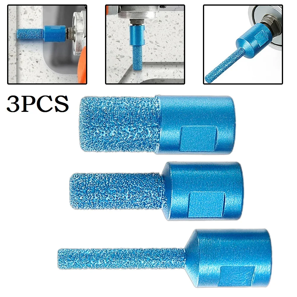 3 X 6/10/15mm M10 Thread Vaccum Brazed Diamond Finger Bit Milling Cutter For Ceramic Tile Enlarge Shape Round Holes Power Tool
3 X 6/10/15mm M10 Thread Vaccum Brazed Diamond Finger Bit Milling Cutter For Ceramic Tile Enlarge Shape Round Holes Power Tool