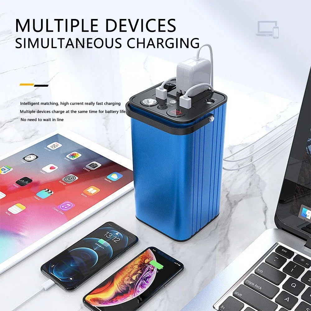 Portable Power 138000mAh 500W Station Generator Battery Outdoor Charger Emergency Power Supply Power Bank AC DC output
Portable Power 138000mAh 500W Station Generator Battery Outdoor Charger Emergency Power Supply Power Bank AC DC output