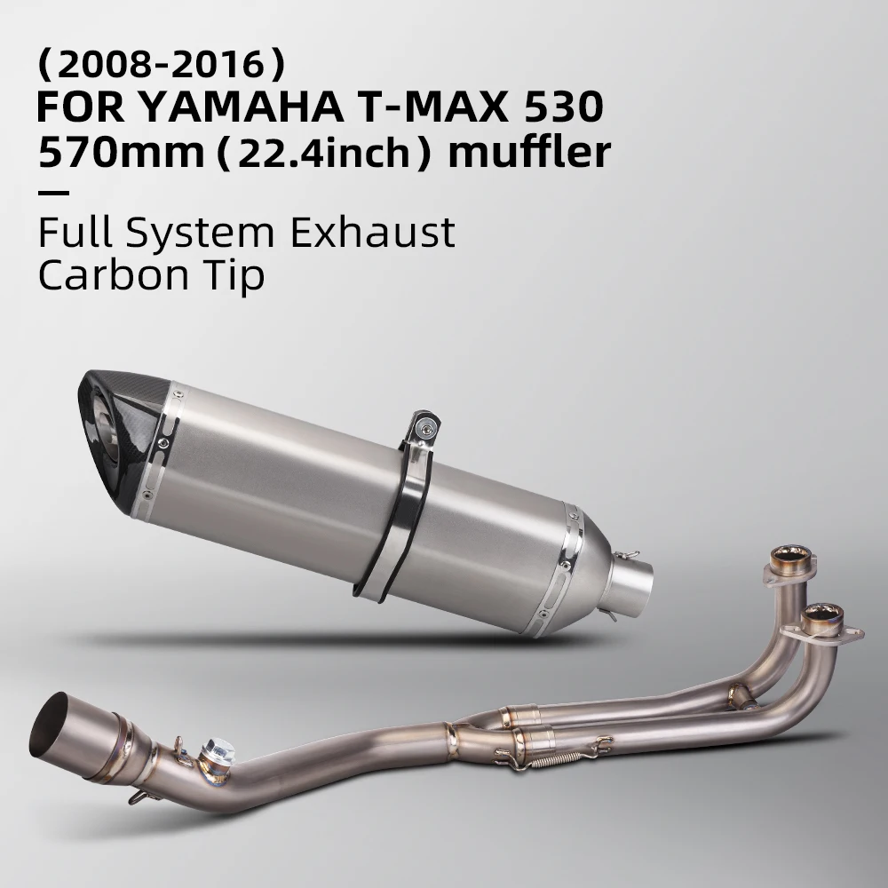 For YAMAHA Tmax500 Tmax530 full Motorcycle Exhaust System Escape slip on Front Tube Link Pipe Connect Original 51MM Muffler
For YAMAHA Tmax500 Tmax530 full Motorcycle Exhaust System Escape slip on Front Tube Link Pipe Connect Original 51MM Muffler