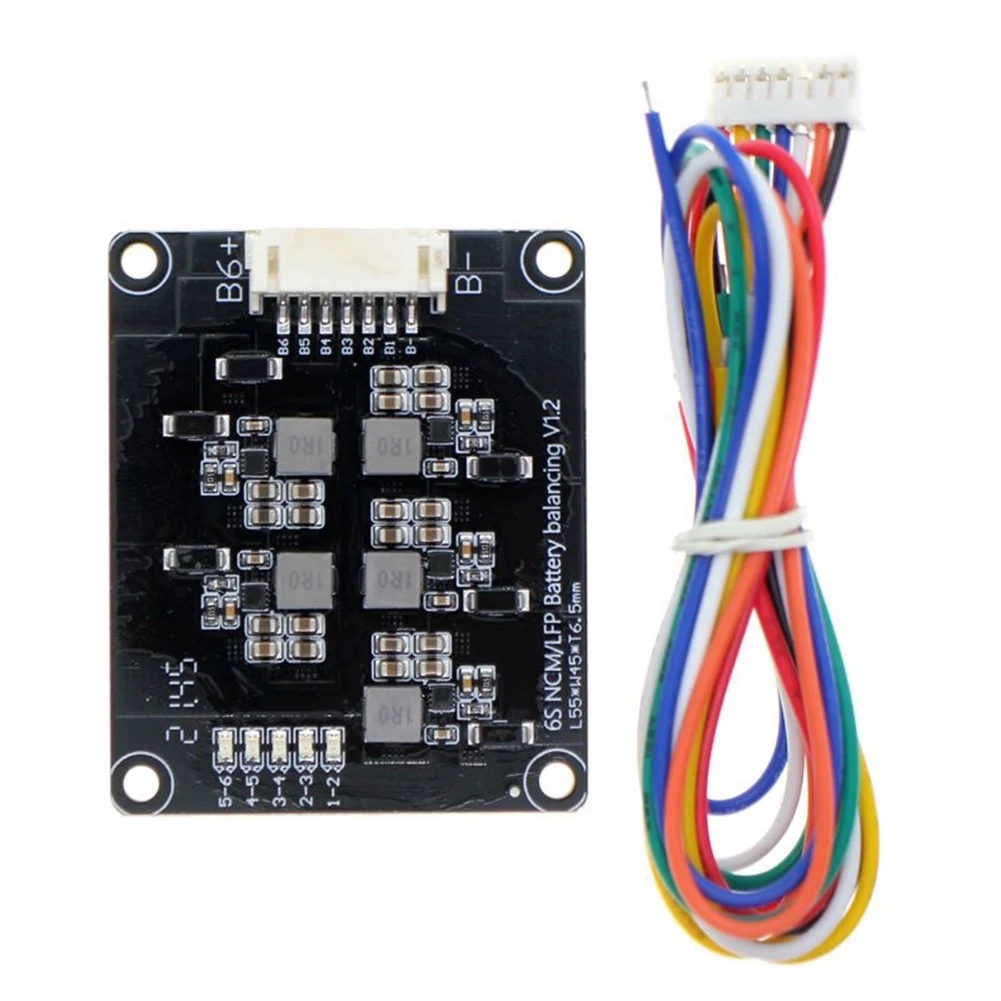 1.2A High Current Equalization Module Lithium Battery Active Equalizer Energy Transfer Board 6S Inductance Transducer
1.2A High Current Equalization Module Lithium Battery Active Equalizer Energy Transfer Board 6S Inductance Transducer
