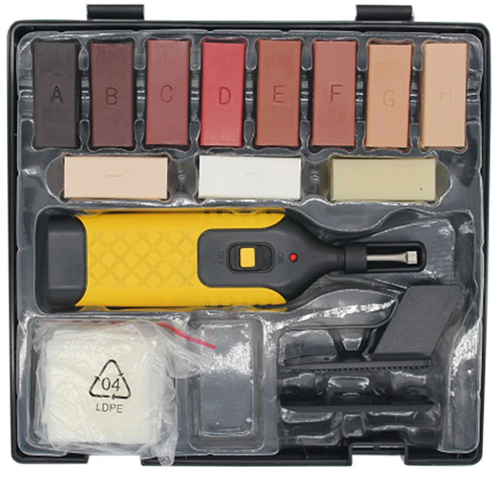 Laminate Repairing Kit Wax System Floor Worktop Sturdy Casing Chips Scratches Mending Tool Set Repair Hand Tool Kit
Laminate Repairing Kit Wax System Floor Worktop Sturdy Casing Chips Scratches Mending Tool Set Repair Hand Tool Kit