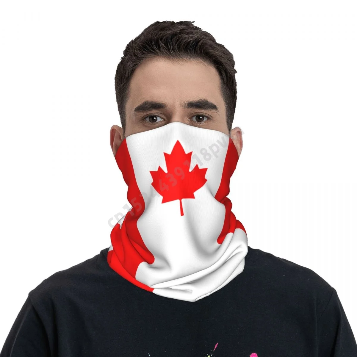 

Canada Flag Canadian National Neckerchief Scarf Neck Face Mask Unisex Neck Warmer Seamless Bandana Headwear Cycling Hiking