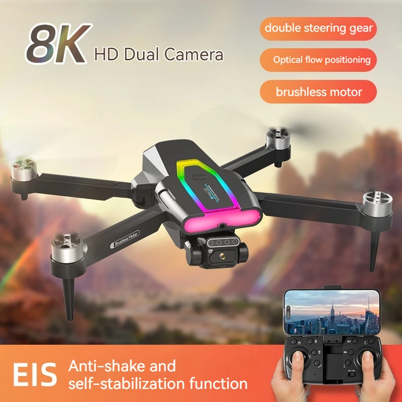 

New F199 Drone Aerial Photography With 1080p Wide Angle Hd Dual Camera Brushless Wifi Fpv Professional Rc Foldable Quadcopter