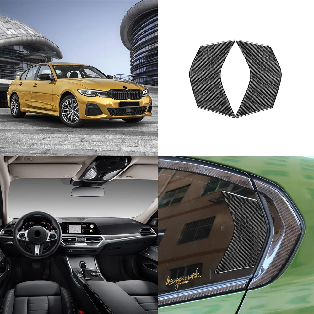 2PCS For BMW 2019-2021 New 3 Series G20 G28 325li 330d 335 Rear Window Carbon Fiber Trim Sticker
2PCS For BMW 2019-2021 New 3 Series G20 G28 325li 330d 335 Rear Window Carbon Fiber Trim Sticker