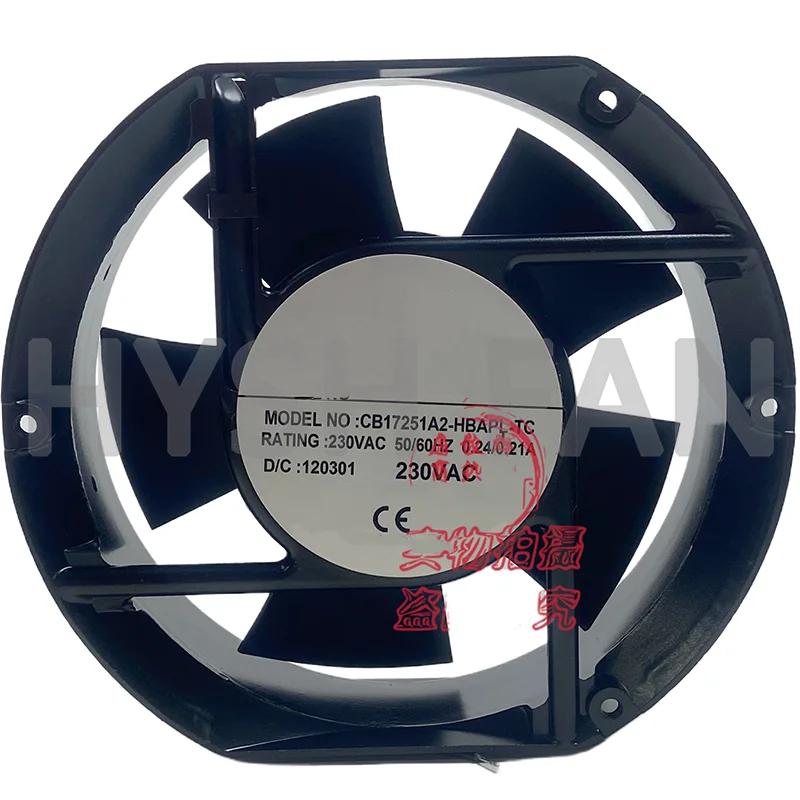 CB17251a2-Hbap-Tc 220V 17251 Chassis Cooling Fan 
CB17251a2-Hbap-Tc 220V 17251 Chassis Cooling Fan