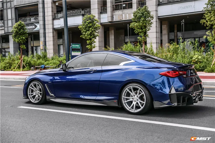 Body Kit for Infiniti Q60 CMST Style Front Bumper Rear Bumper Carbon Fiber Front Lip Rear Diffuser Side Skirts and Trunk Spoiler Body Kit for Infiniti Q60 CMST Style Front Bumper Rear Bumper Carbon Fiber Front Lip Rear Diffuser Side Skirts and Trunk Spoiler