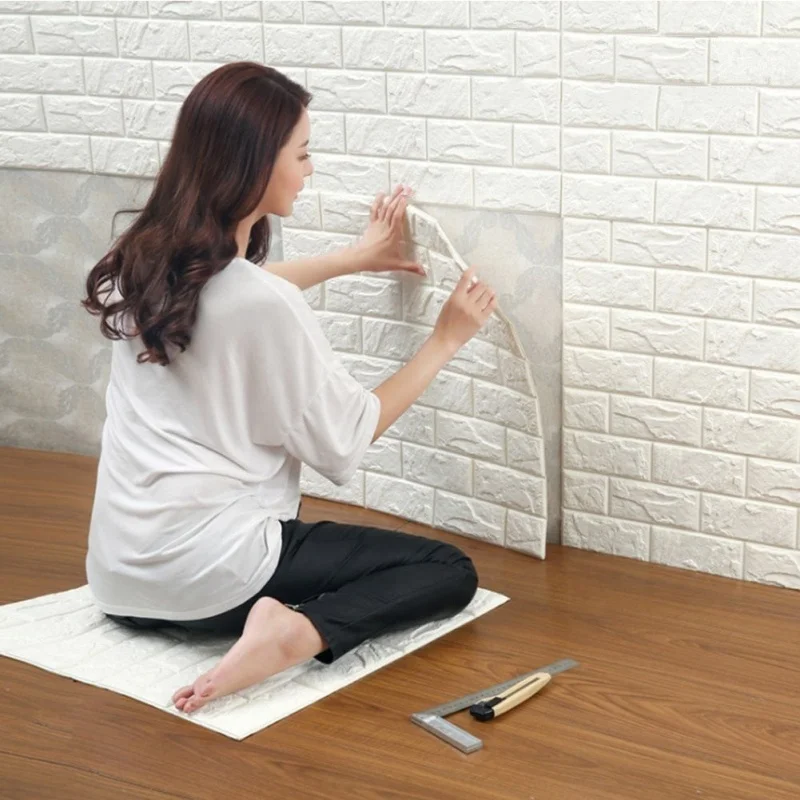 70cm*5m 3D Self-Adhesive Wallpaper Continuous Waterproof Brick Wall Stickers Living Room Bedroom Children's Room Home Decoration
70cm*5m 3D Self-Adhesive Wallpaper Continuous Waterproof Brick Wall Stickers Living Room Bedroom Children's Room Home Decoration