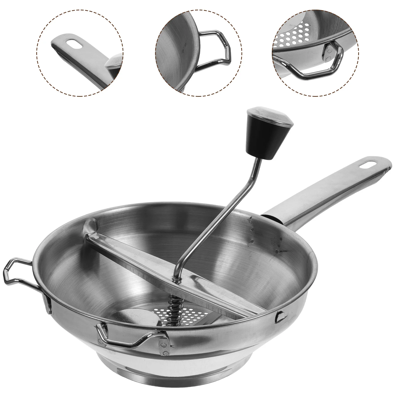 Potato Masher Ricer Press Steel Stainless Garlic Tool Fruit Squeezer Slicer Food Mashed Potatoes Presser Vegetable Vegetables
Potato Masher Ricer Press Steel Stainless Garlic Tool Fruit Squeezer Slicer Food Mashed Potatoes Presser Vegetable Vegetables
