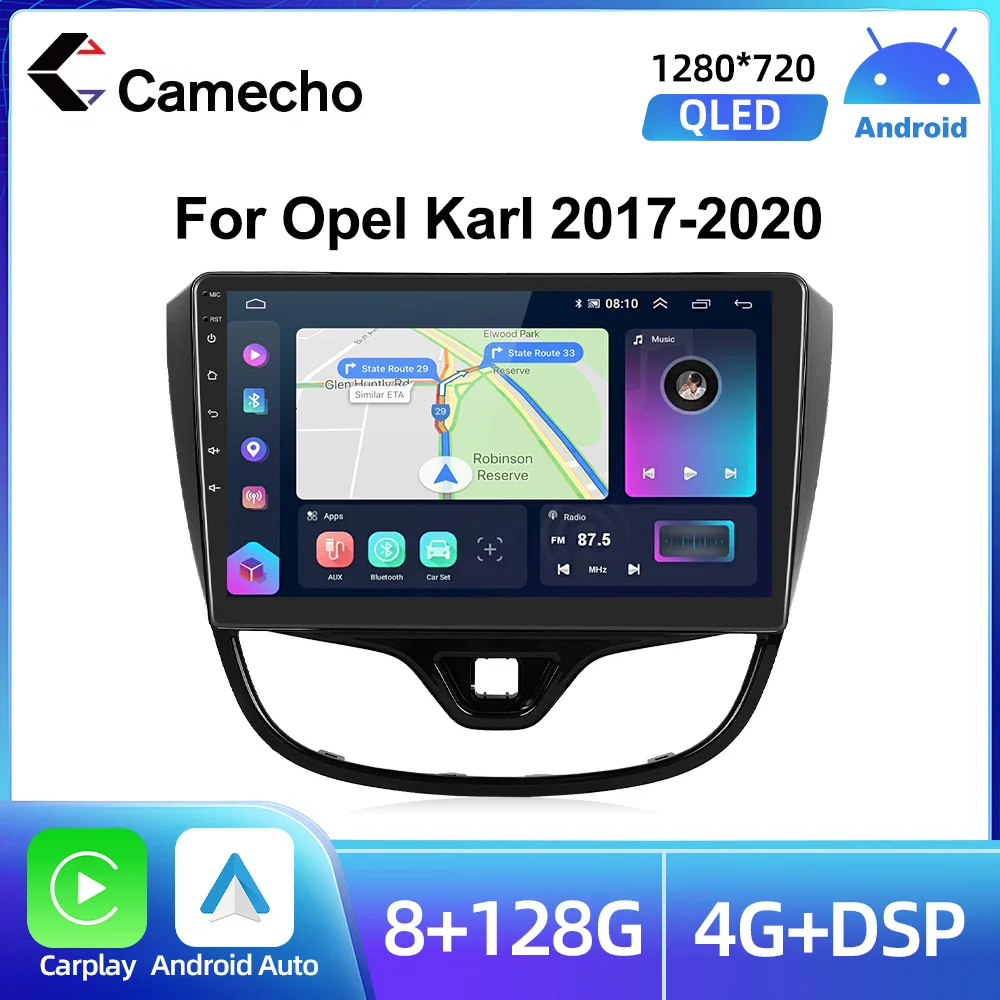 Автомагнитола Camecho на Android, емкостный мультимедийный плеер, с 10 "экраном, GPS, Wi-Fi, FM, для Opel Карла 2017-2020 (слева), Carplay, типоразмер 2 Din
Автомагнитола Camecho на Android, емкостный мультимедийный плеер, с 10 "экраном, GPS, Wi-Fi, FM, для Opel Карла 2017-2020 (слева), Carplay, типоразмер 2 Din