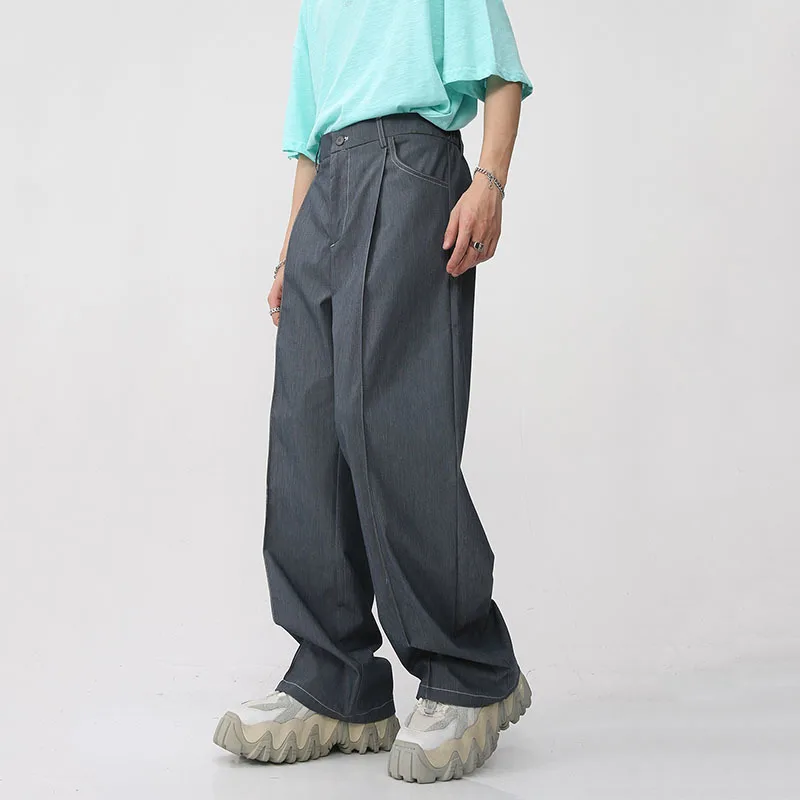 Trendy Men's Wear New Casual Male Solid Color Suit Pants Loose Wide Leg Pants Korean Fashion Straight Trousers wr8048
Trendy Men's Wear New Casual Male Solid Color Suit Pants Loose Wide Leg Pants Korean Fashion Straight Trousers wr8048
