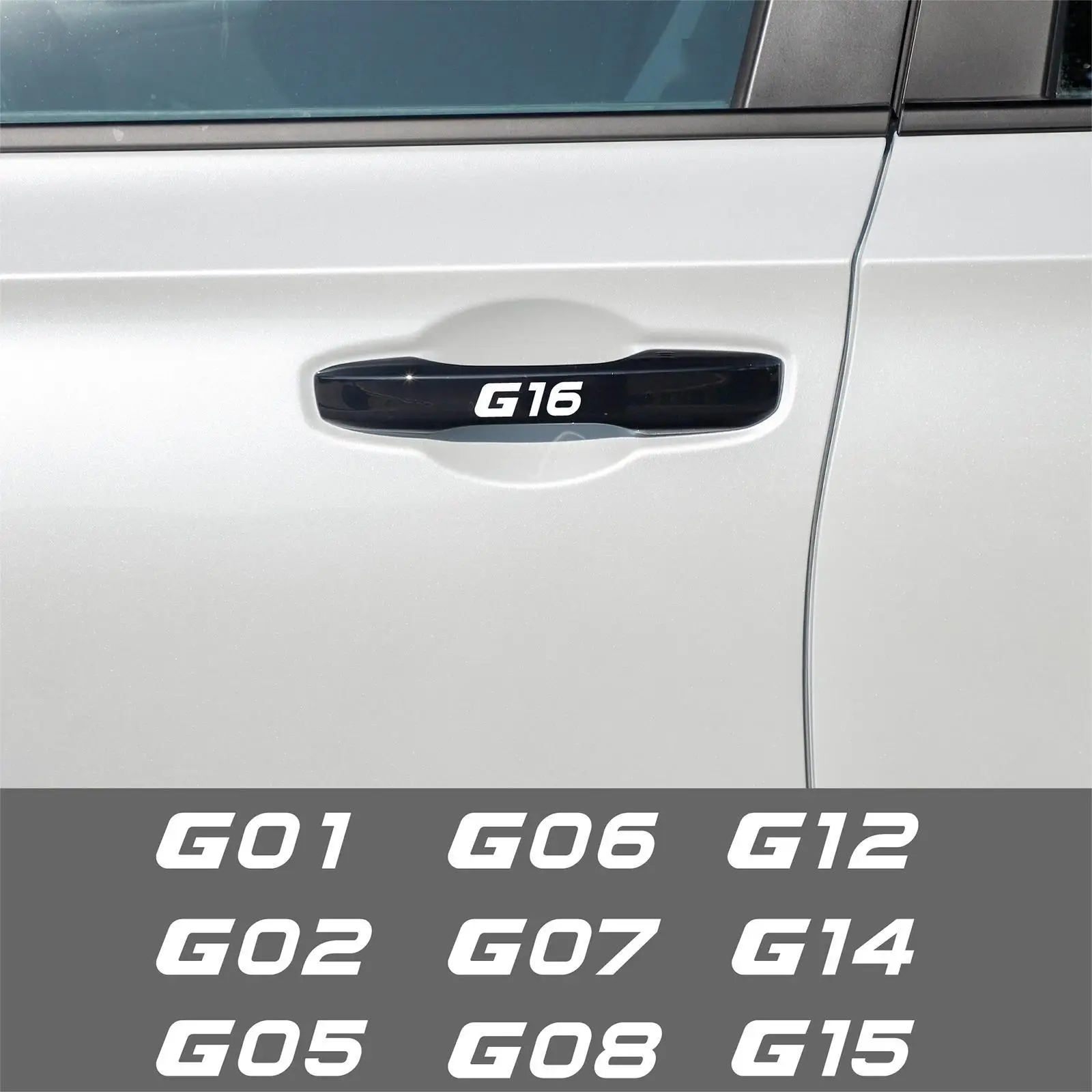 4PCS Car Door Handle Stickers For G01 G02 G05 G06 G07 G08 G11 G12 G14 G15 G16 G21 G38 Auto Exterior Decor Accessory Vinyl Decals
4PCS Car Door Handle Stickers For G01 G02 G05 G06 G07 G08 G11 G12 G14 G15 G16 G21 G38 Auto Exterior Decor Accessory Vinyl Decals