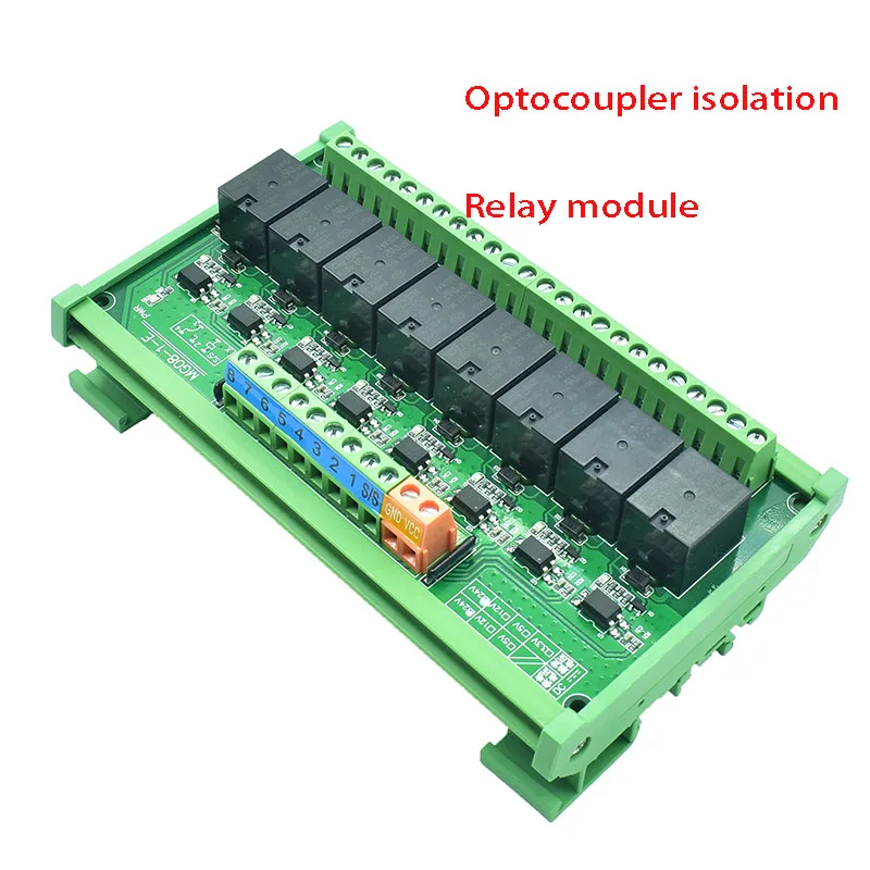 Relay module optocoupler isolation control module 5V 2-way 4-way 6-way 8-way microcontroller plc output amplifier board
Relay module optocoupler isolation control module 5V 2-way 4-way 6-way 8-way microcontroller plc output amplifier board