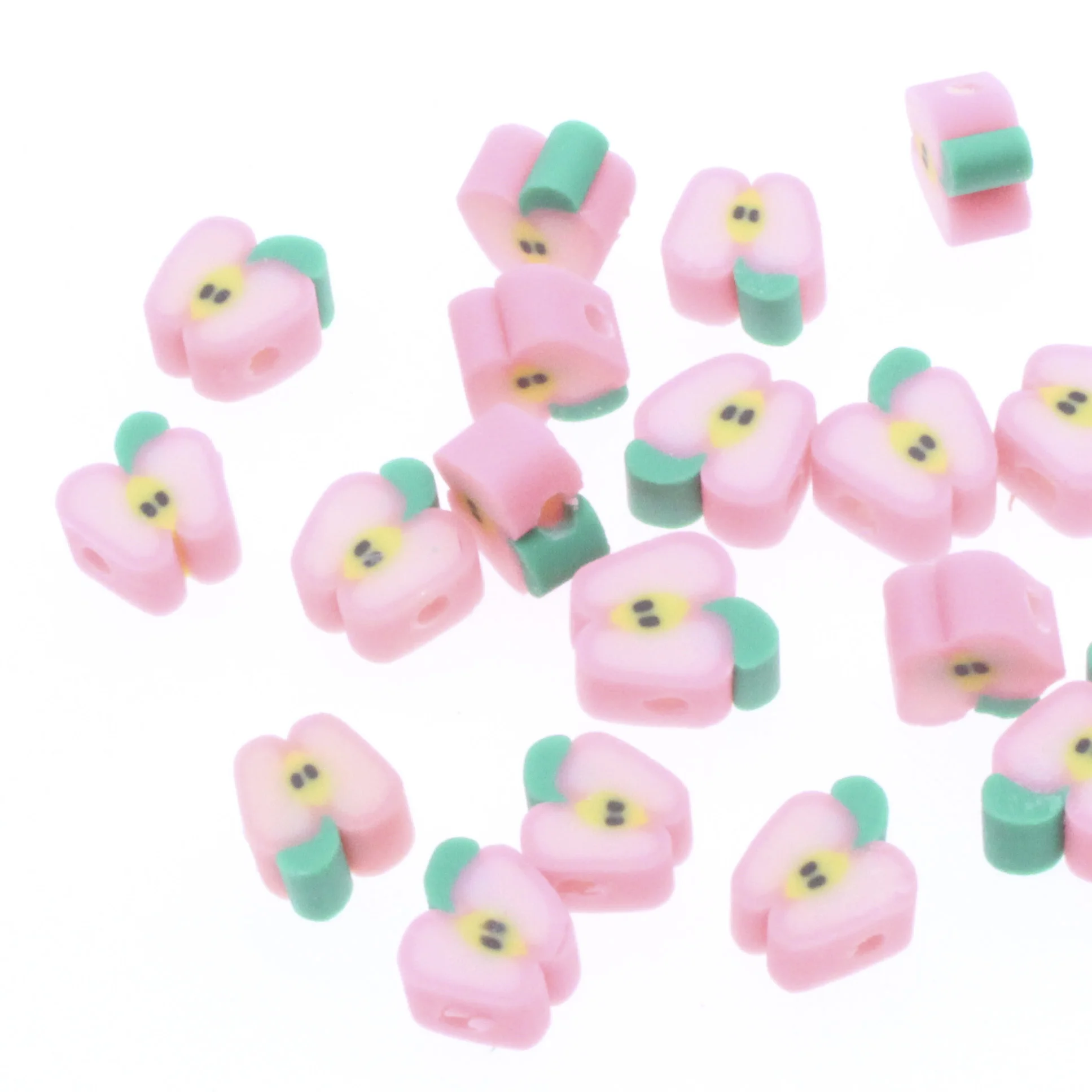 30/50/100pcs 10mm Pink Apple Fruit Beads Polymer Clay Beads Loose Spacer Beads For Jewelry Making DIY Bracelet Accessories
30/50/100pcs 10mm Pink Apple Fruit Beads Polymer Clay Beads Loose Spacer Beads For Jewelry Making DIY Bracelet Accessories