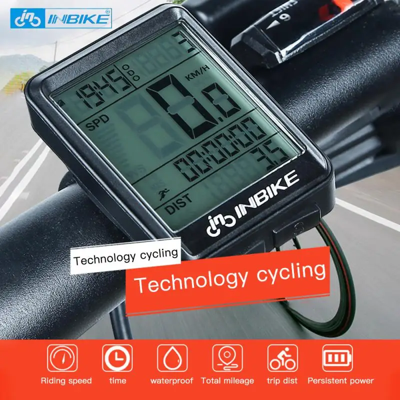 Велосипедный компьютер INBIKE, беспроводной и проводной режимы, одометр для горных велосипедов, водонепроницаемый велосипедный спидометр, секундомер, быстрая цифровая скорость 9
Велосипедный компьютер INBIKE, беспроводной и проводной режимы, одометр для горных велосипедов, водонепроницаемый велосипедный спидометр, секундомер, быстрая цифровая скорость 9