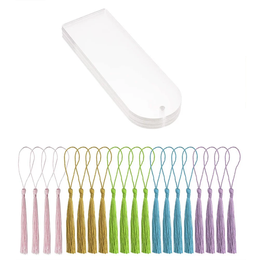 1 набор акриловых закладок, прозрачные пустые закладки с кисточками для поделок «сделай сам»
1 набор акриловых закладок, прозрачные пустые закладки с кисточками для поделок «сделай сам»