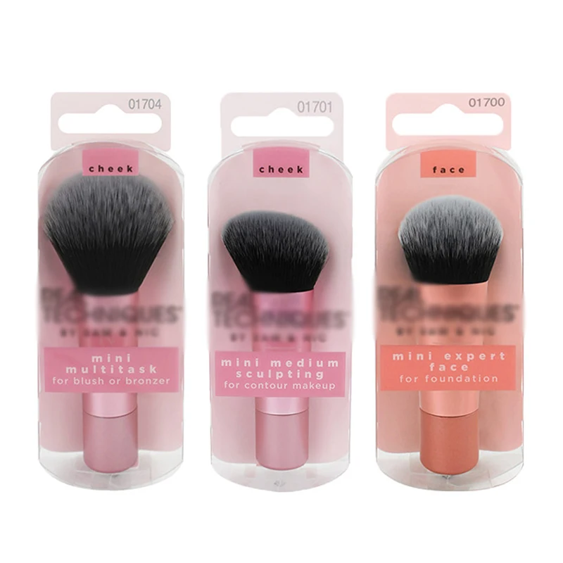 

RT Makeup Brushes Set Mini Portable Foundation Brush Blush Brush Highlight Brush Cosmetics Blender Tools Soft Hair Makeup Brush