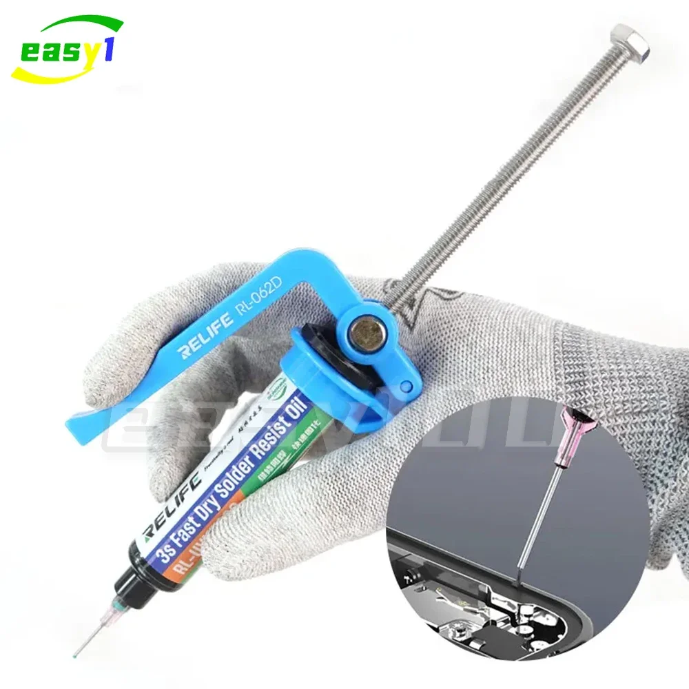 RELIFE RL-062D Solder Paste Extruder Welding Green Oil Booster Propulsion Tool Uv Glue Rod Boosters Soldering Accessories Tools
RELIFE RL-062D Solder Paste Extruder Welding Green Oil Booster Propulsion Tool Uv Glue Rod Boosters Soldering Accessories Tools