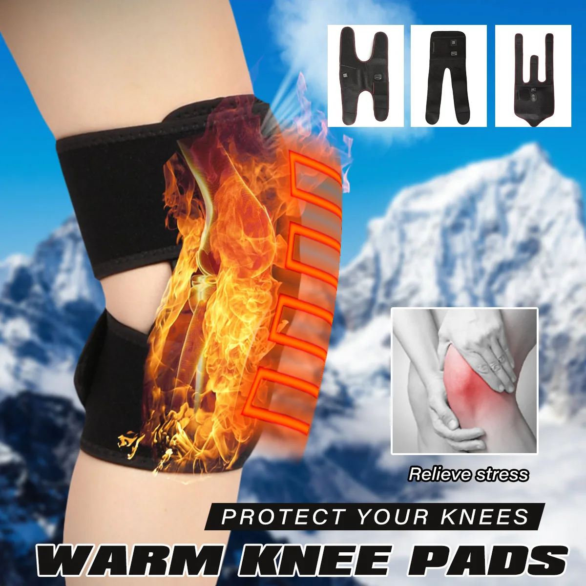 Electric Heating Knee Pad Vibration Hot Compress Massager Pain Relieving Unisex Relieve Fatigue and Joint Stiffness USB Charging
Electric Heating Knee Pad Vibration Hot Compress Massager Pain Relieving Unisex Relieve Fatigue and Joint Stiffness USB Charging