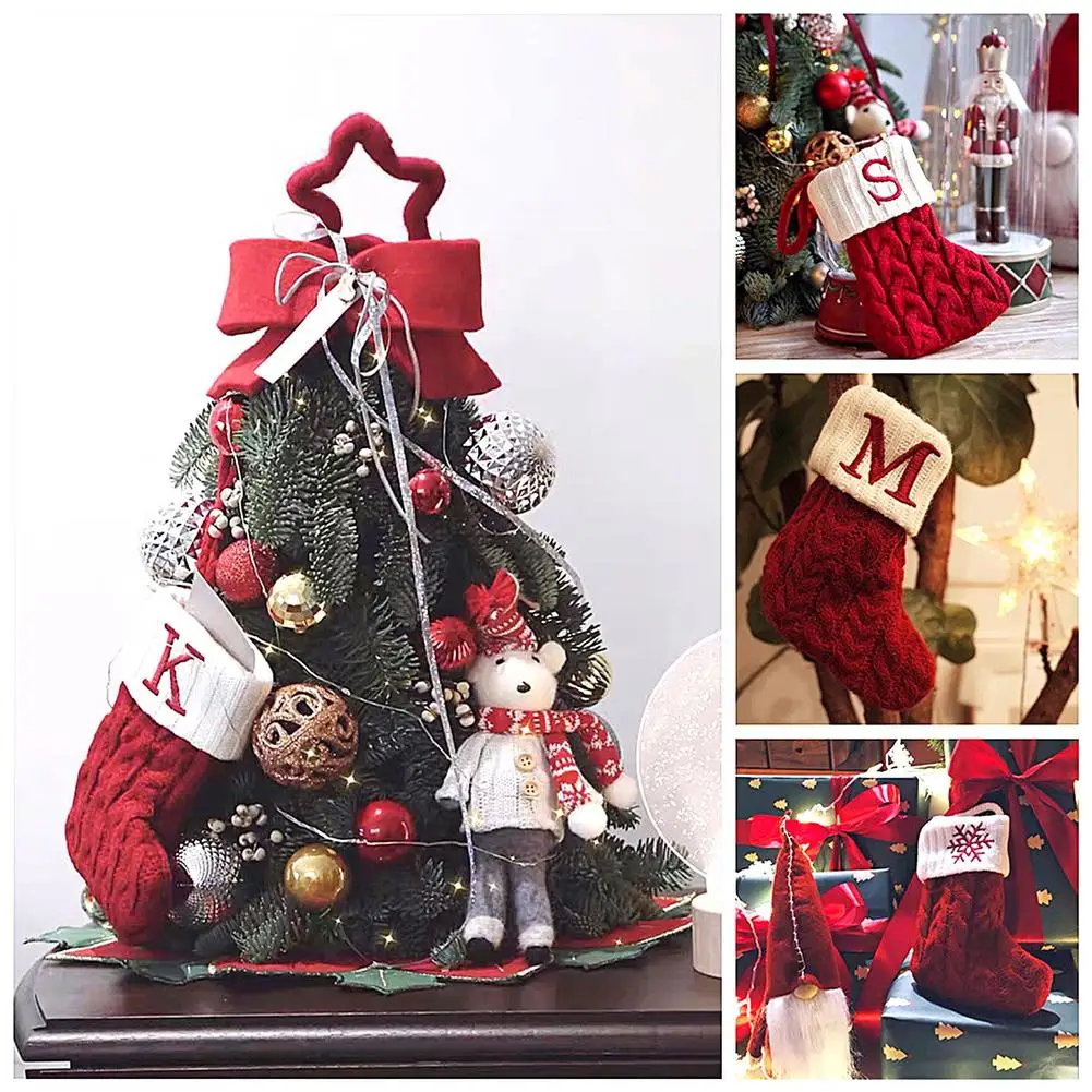 2023 Christmas Socks Red Snowflake Alphabet Letters Christmas knitting Stocking Christmas Tree Decoration For Home Xmas Gif C1K6
2023 Christmas Socks Red Snowflake Alphabet Letters Christmas knitting Stocking Christmas Tree Decoration For Home Xmas Gif C1K6