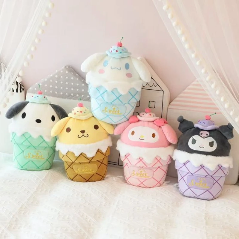 Kawai Sanrio Hello Kitty Ice Cream Plush Throw Pillow Melody Cinnamoroll Fluffy Kid Doll Toys Christmas Ornaments Children Gifts
Kawai Sanrio Hello Kitty Ice Cream Plush Throw Pillow Melody Cinnamoroll Fluffy Kid Doll Toys Christmas Ornaments Children Gifts