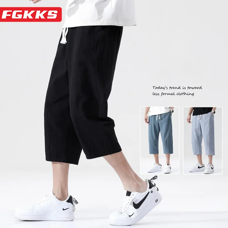 FGKKS 2023 Outdoor Casual Pants Pure Cotton All-Match Linen Pants Men's Korean Version Of High-Quality Design Casual Pants Men
FGKKS 2023 Outdoor Casual Pants Pure Cotton All-Match Linen Pants Men's Korean Version Of High-Quality Design Casual Pants Men