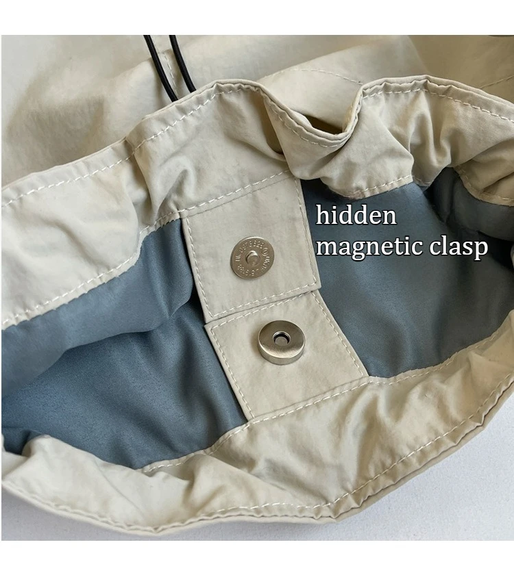 Women's Large Capacity Nylon Cloth Tote Bag Summer Versatile Crossbody & Shoulder Bag For School Class Daily Commute Women's Large Capacity Nylon Cloth Tote Bag Summer Versatile Crossbody & Shoulder Bag For School Class Daily Commute