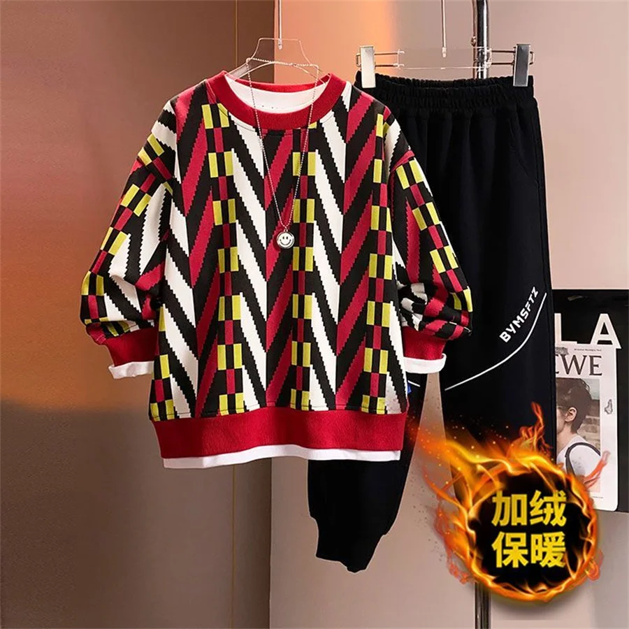 Kids Tracksuit Boys Clothing Sets Autumn winter Fashion Hoodie Jackets + Pants Sports Children’s Clothes
Kids Tracksuit Boys Clothing Sets Autumn winter Fashion Hoodie Jackets + Pants Sports Children’s Clothes